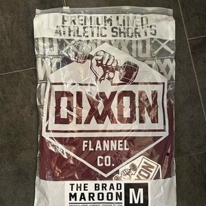 Dixxon flannel company Medium  The Brad maroon premium lined athletic shorts